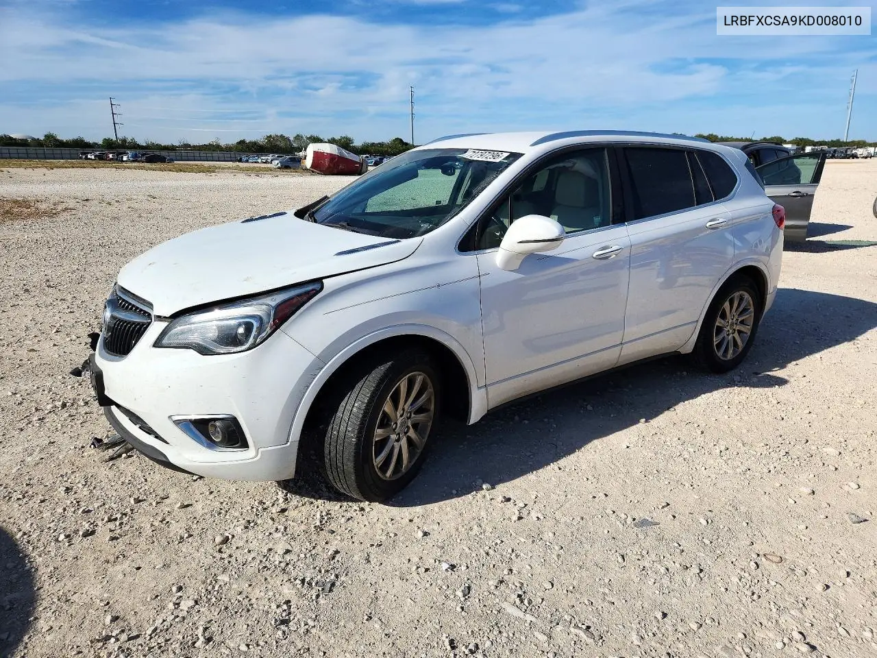 BUICK ENVISION 2019, VIN LRBFXCSA9KD008010