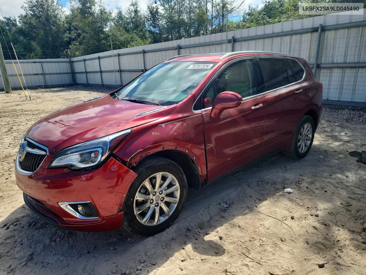 BUICK ENVISION 2020, VIN LRBFX2SA9LD045490