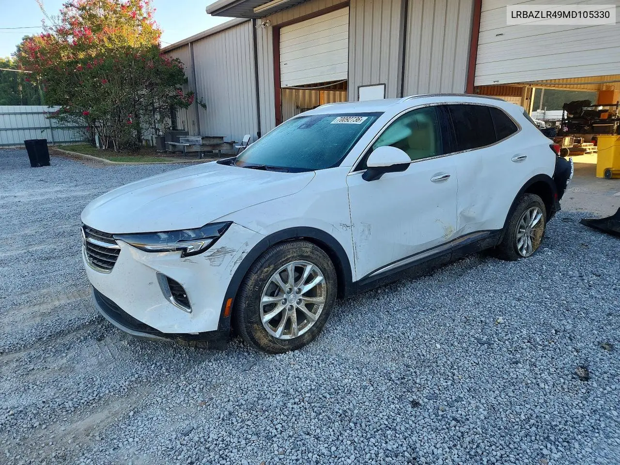 BUICK ENVISION 2021, VIN LRBAZLR49MD105330
