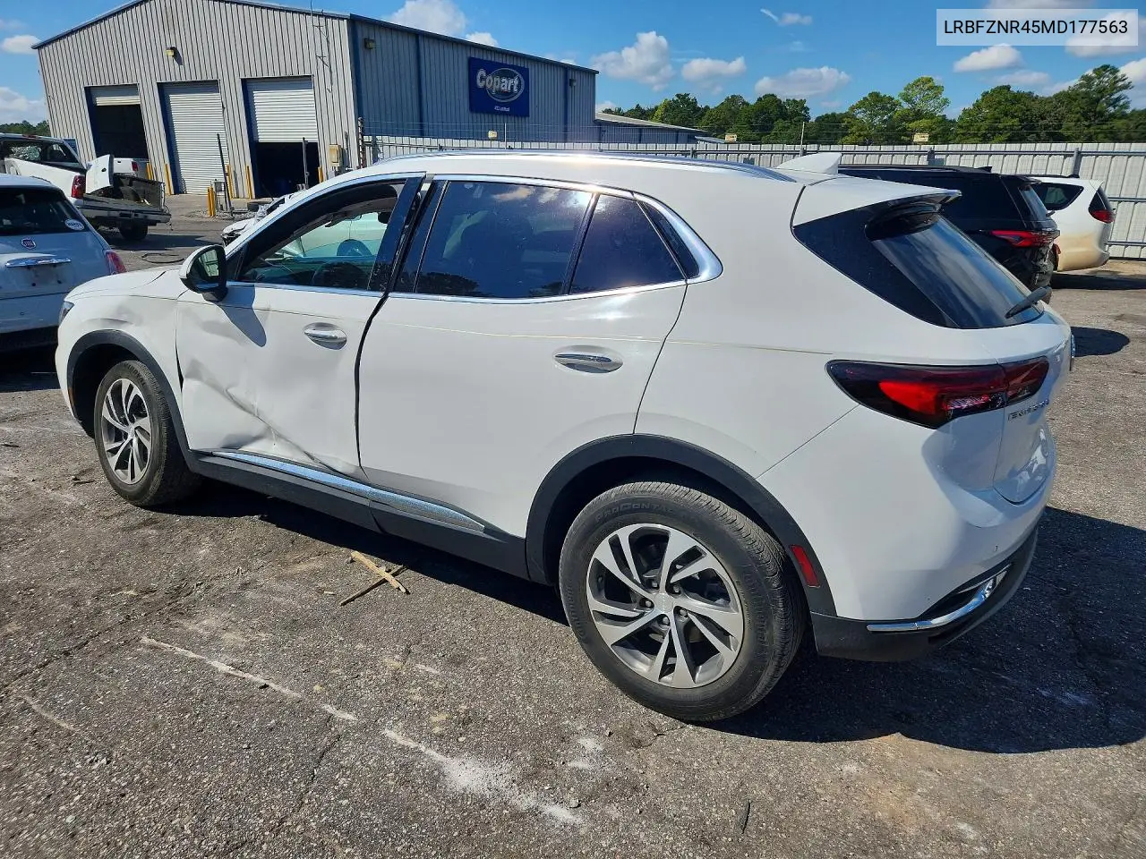 2021 BUICK ENVISION VIN LRBFZNR45MD177563 — фото 2