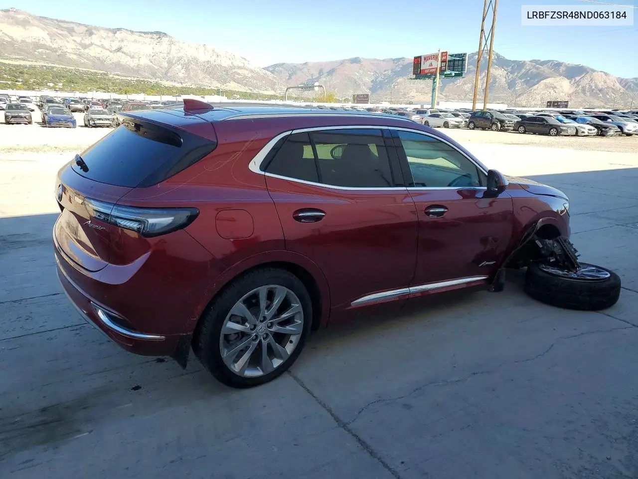 2022 BUICK ENVISION VIN LRBFZSR48ND063184 — фото 3