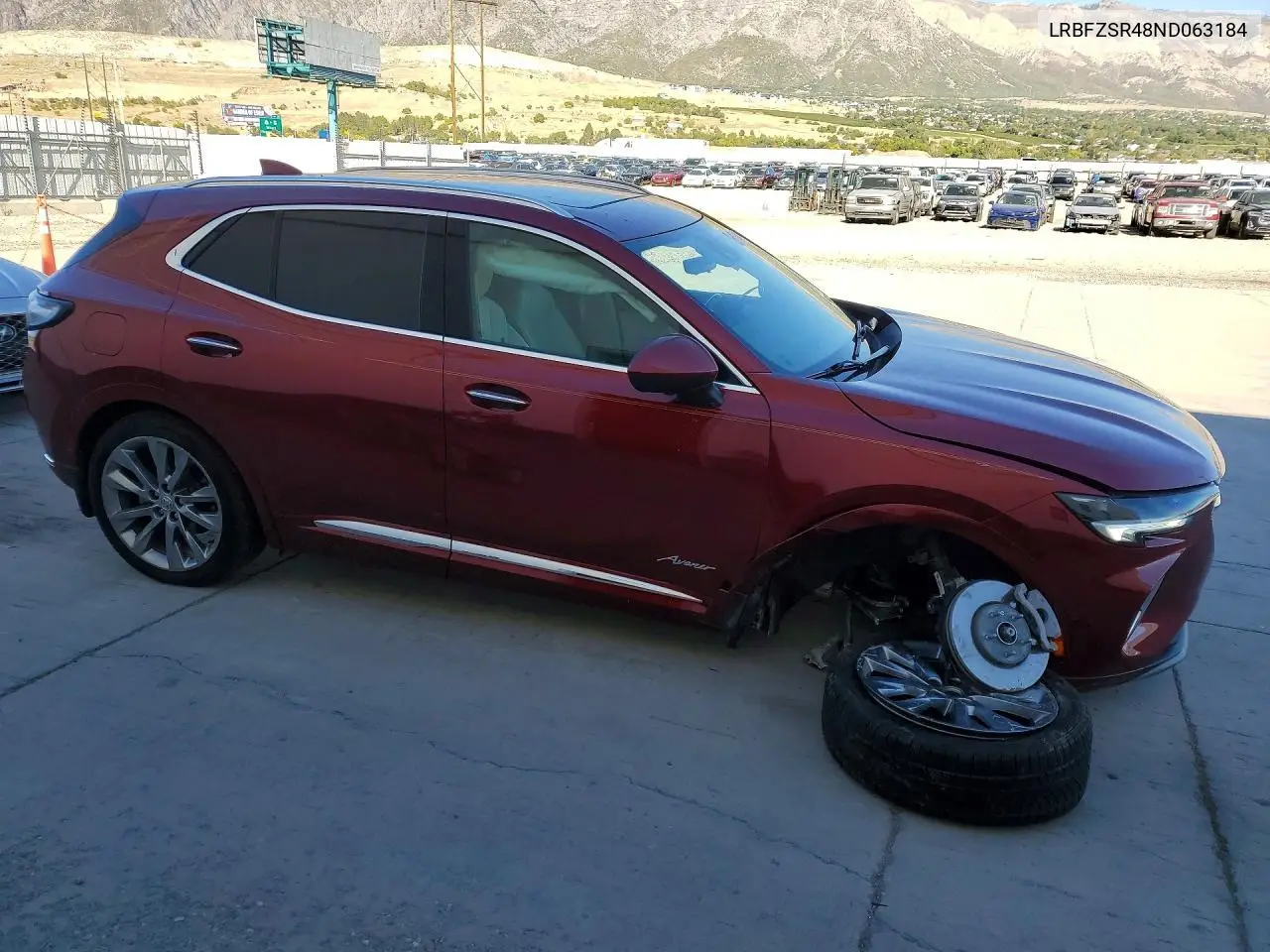 2022 BUICK ENVISION VIN LRBFZSR48ND063184 — фото 4