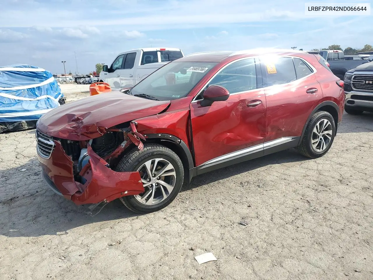 BUICK ENVISION 2022, VIN LRBFZPR42ND066644