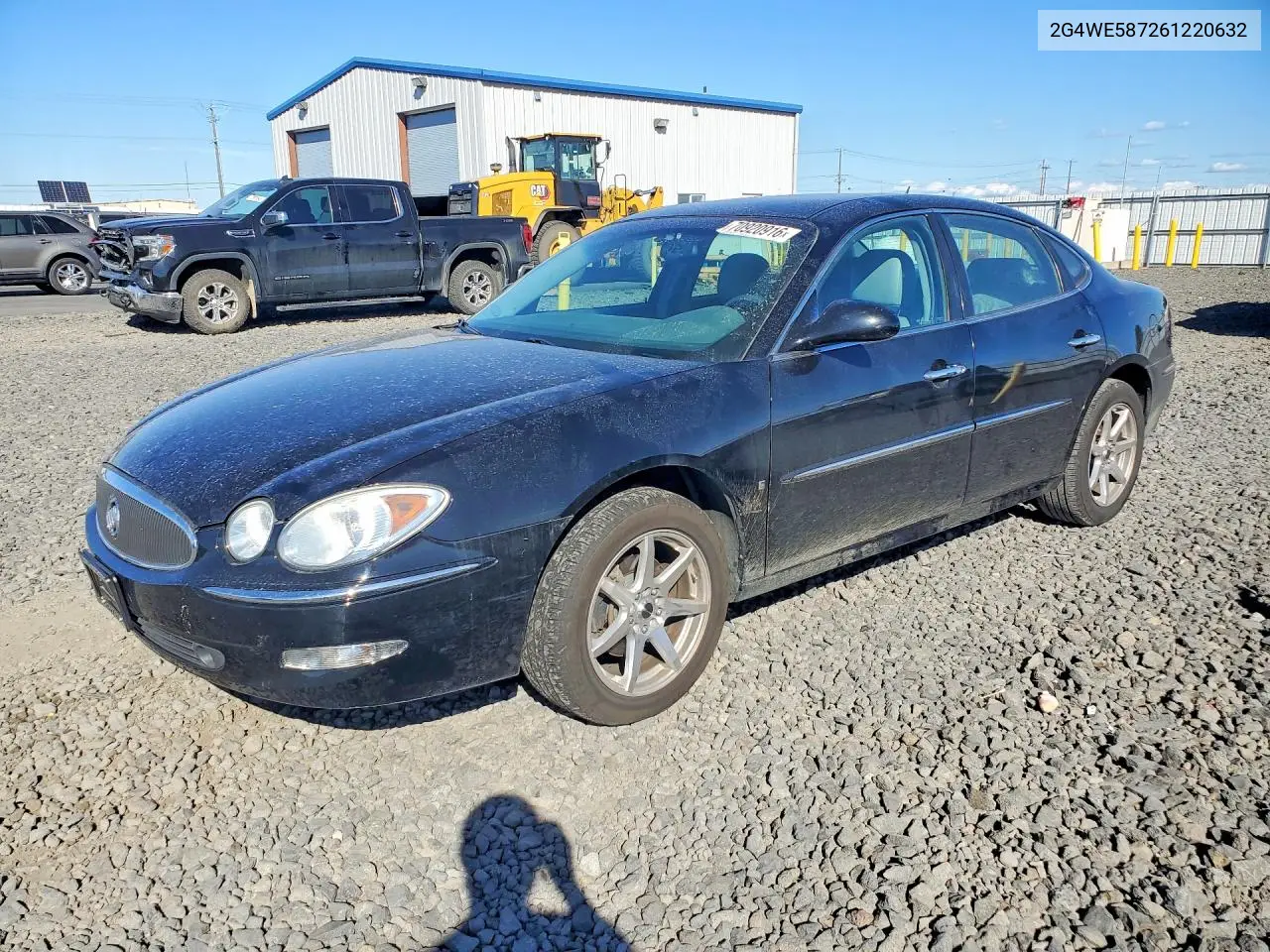 BUICK LACROSSE 2006, VIN 2G4WE587261220632