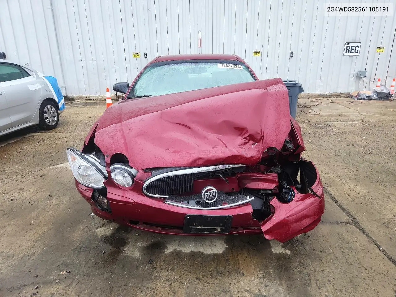 2006 BUICK LACROSSE VIN 2G4WD582561105191 — фото 5
