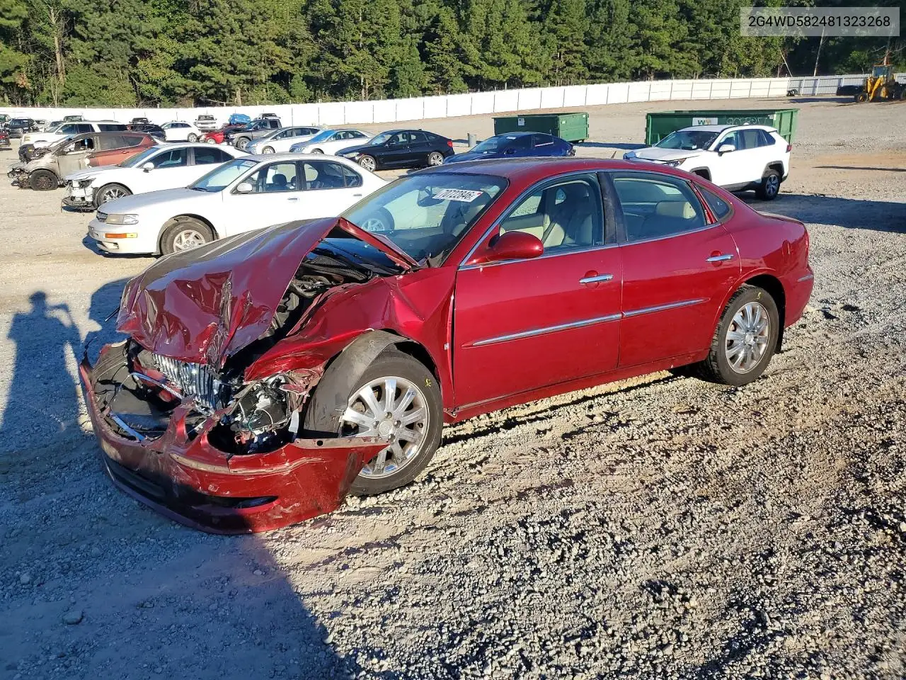BUICK LACROSSE 2008, VIN 2G4WD582481323268
