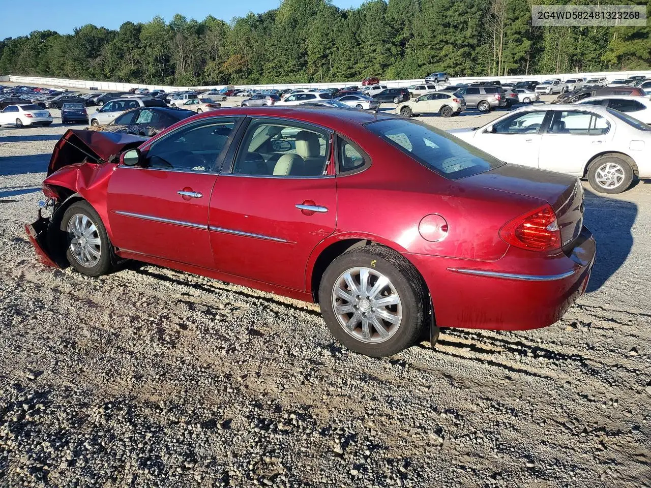 2008 BUICK LACROSSE VIN 2G4WD582481323268 — фото 2