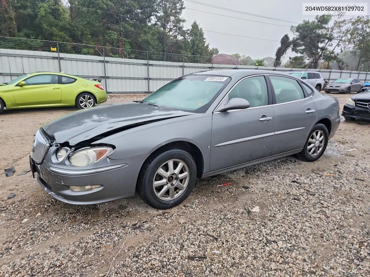 BUICK LACROSSE 2008, VIN 2G4WD582X81129702