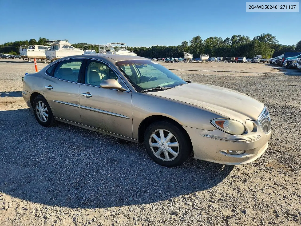 2008 BUICK LACROSSE VIN 2G4WD582481271107 — фото 4