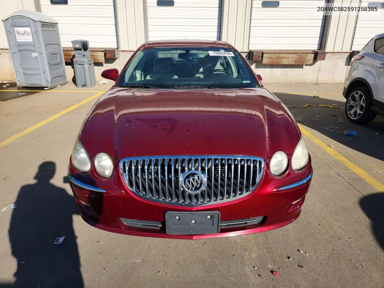2009 BUICK LACROSSE VIN 2G4WC582591258385 — фото 5