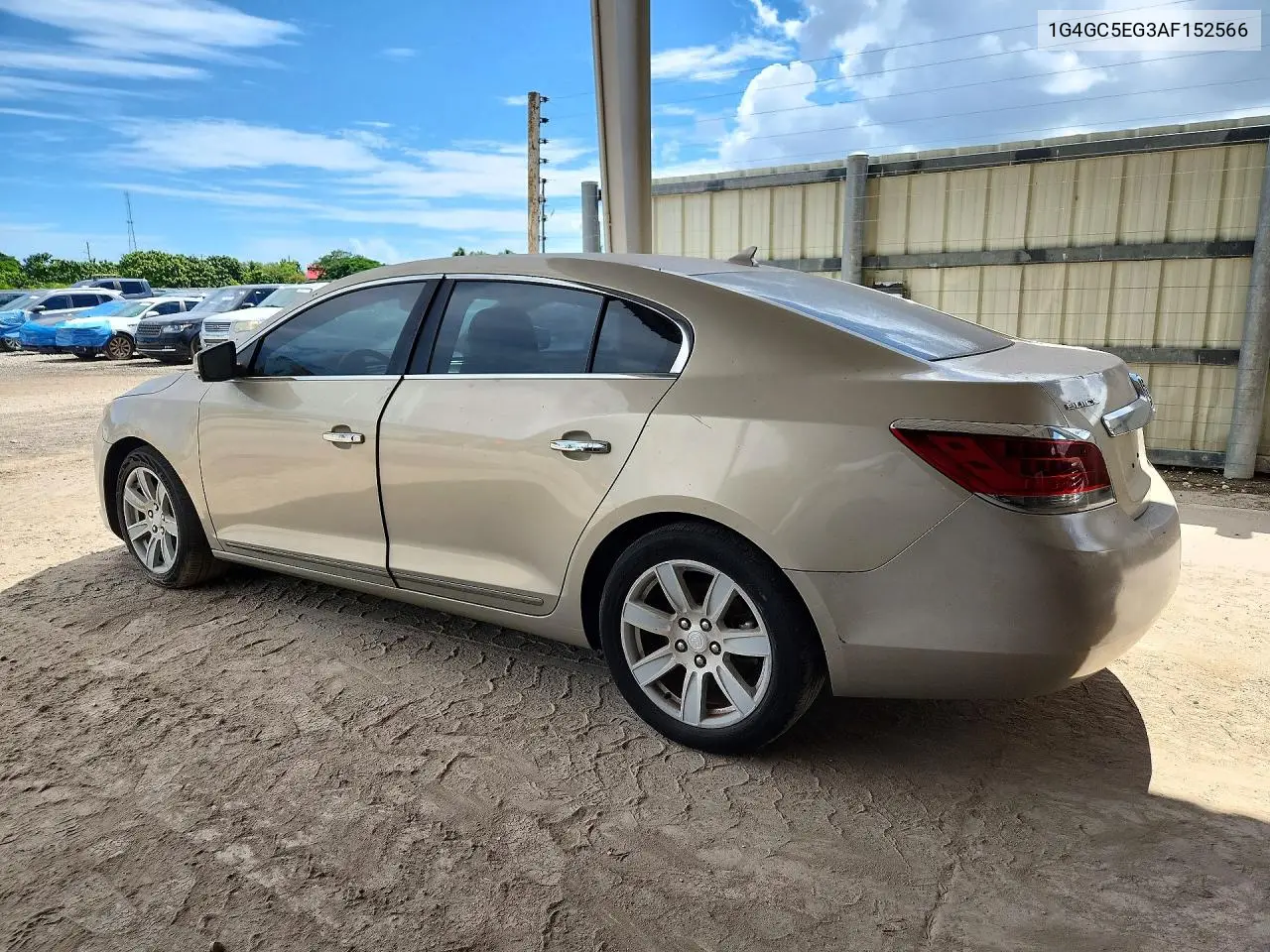 2010 BUICK LACROSSE VIN 1G4GC5EG3AF152566 — фото 2