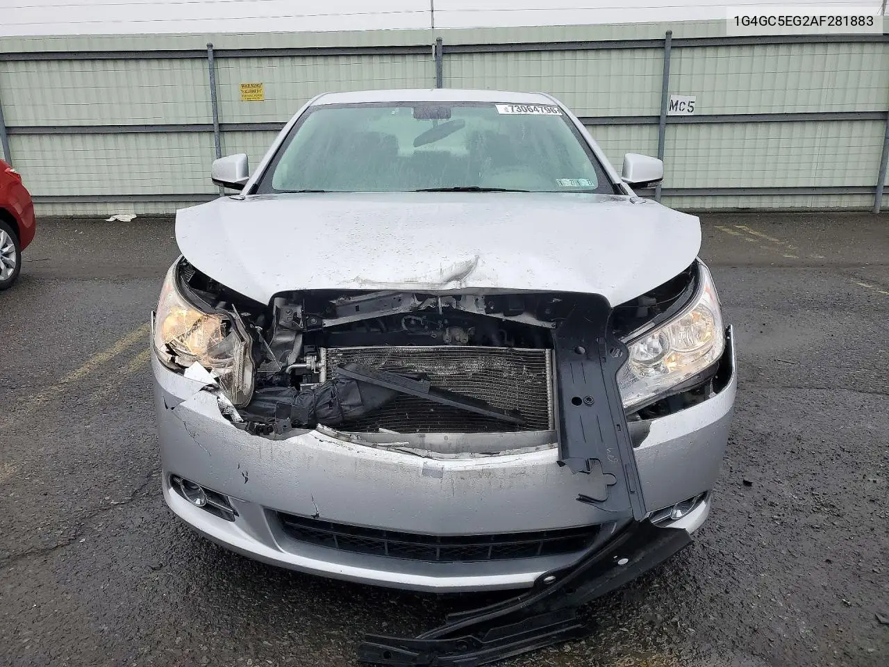2010 BUICK LACROSSE VIN 1G4GC5EG2AF281883 — фото 5