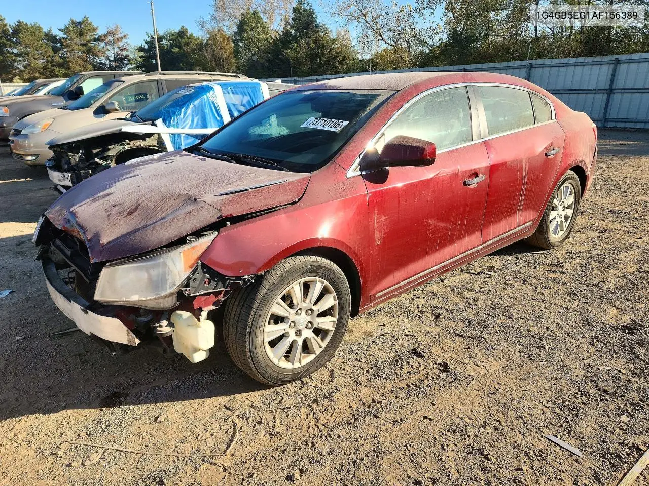 BUICK LACROSSE 2010, VIN 1G4GB5EG1AF156389