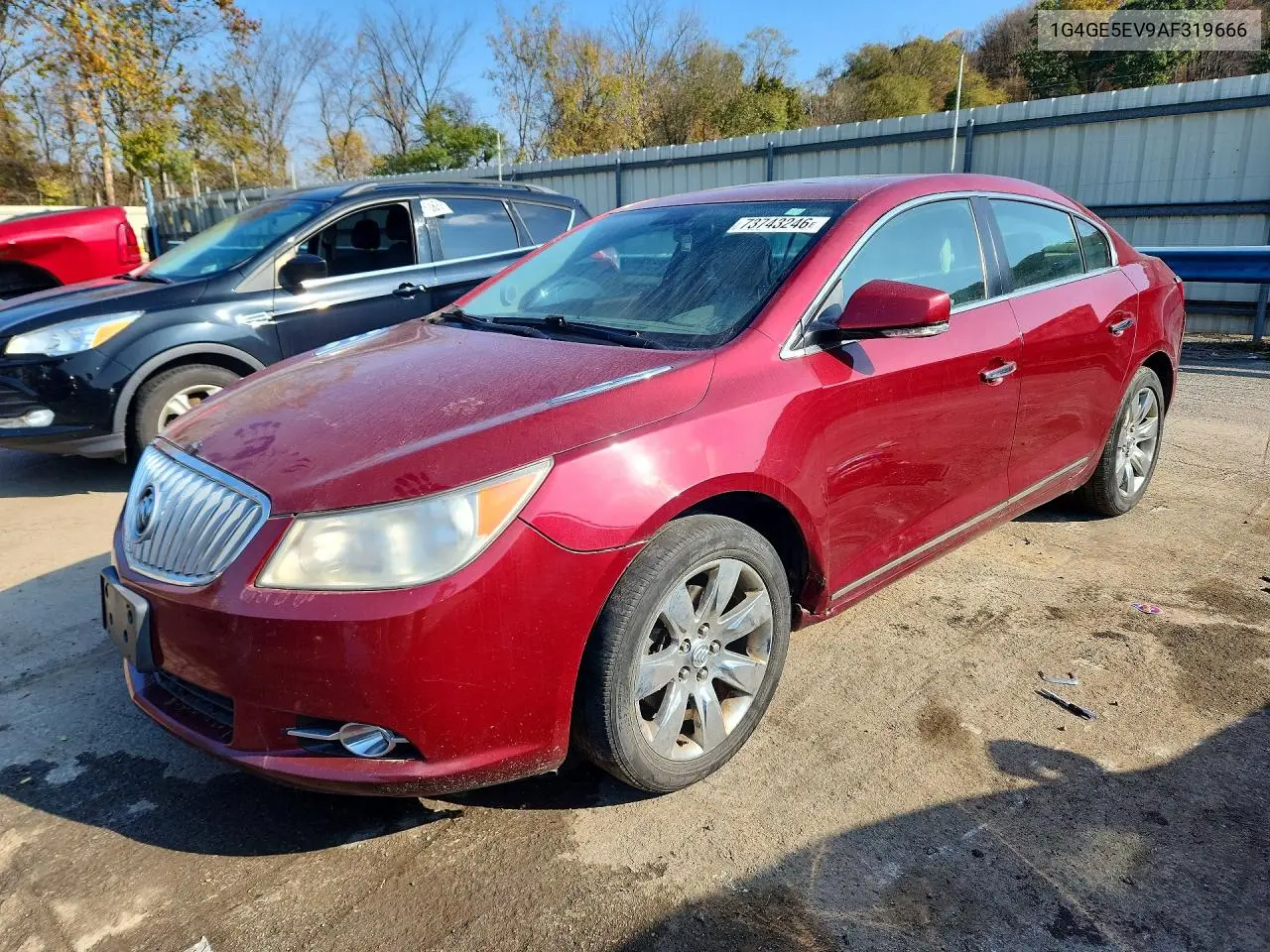 BUICK LACROSSE 2010, VIN 1G4GE5EV9AF319666
