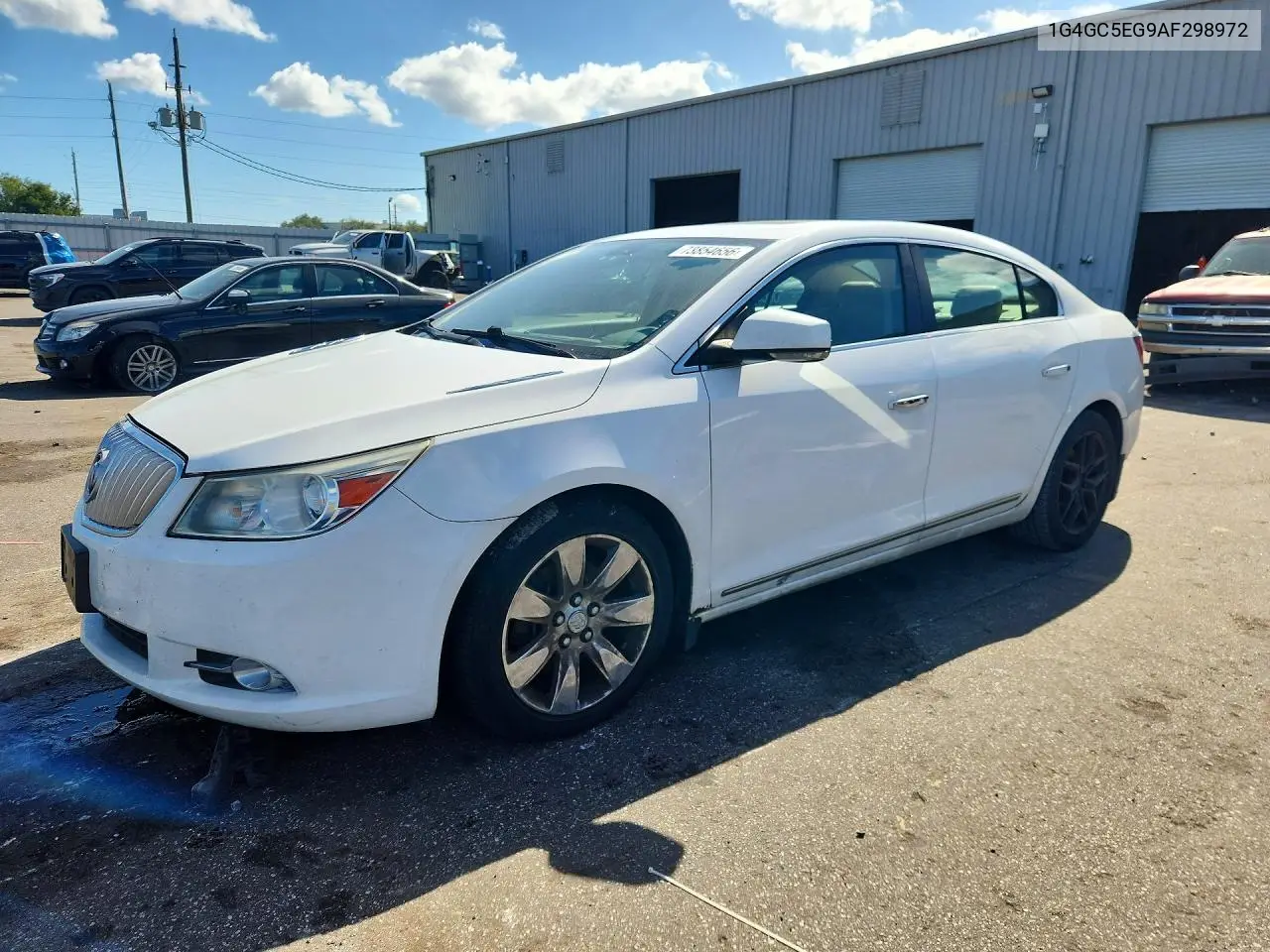 BUICK LACROSSE 2010, VIN 1G4GC5EG9AF298972