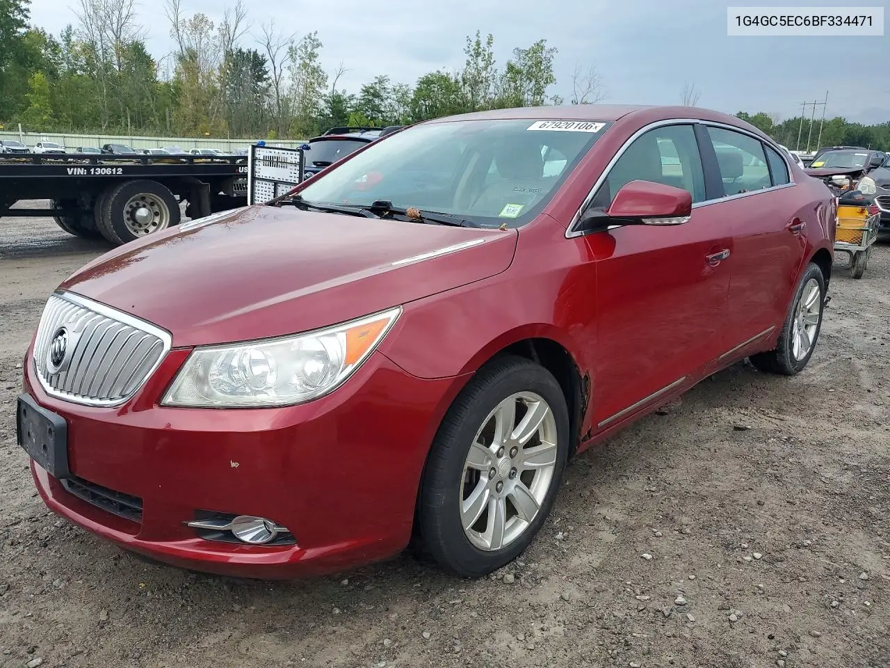 BUICK LACROSSE 2011, VIN 1G4GC5EC6BF334471