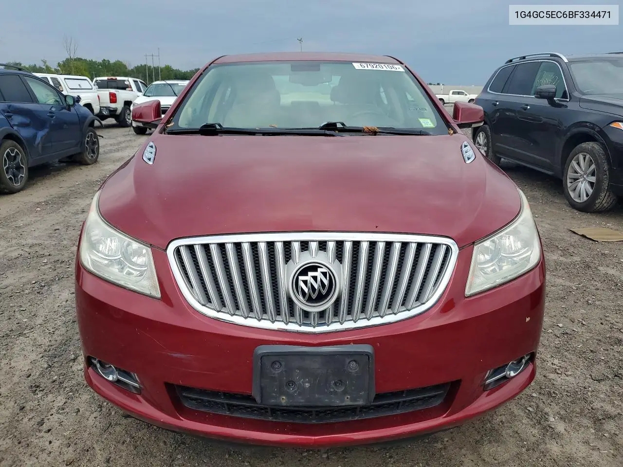2011 BUICK LACROSSE VIN 1G4GC5EC6BF334471 — фото 5