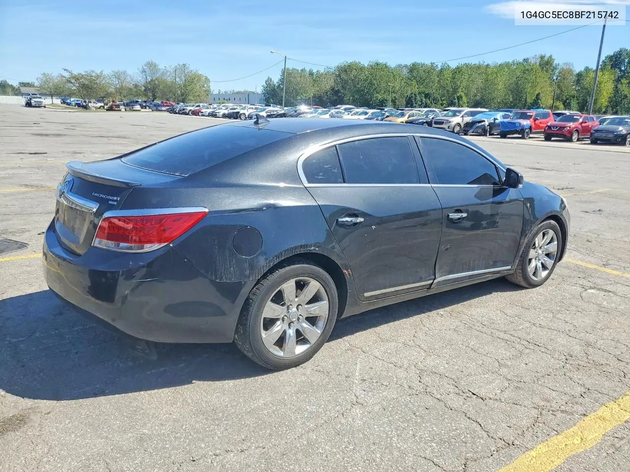 2011 BUICK LACROSSE VIN 1G4GC5EC8BF215742 — фото 3