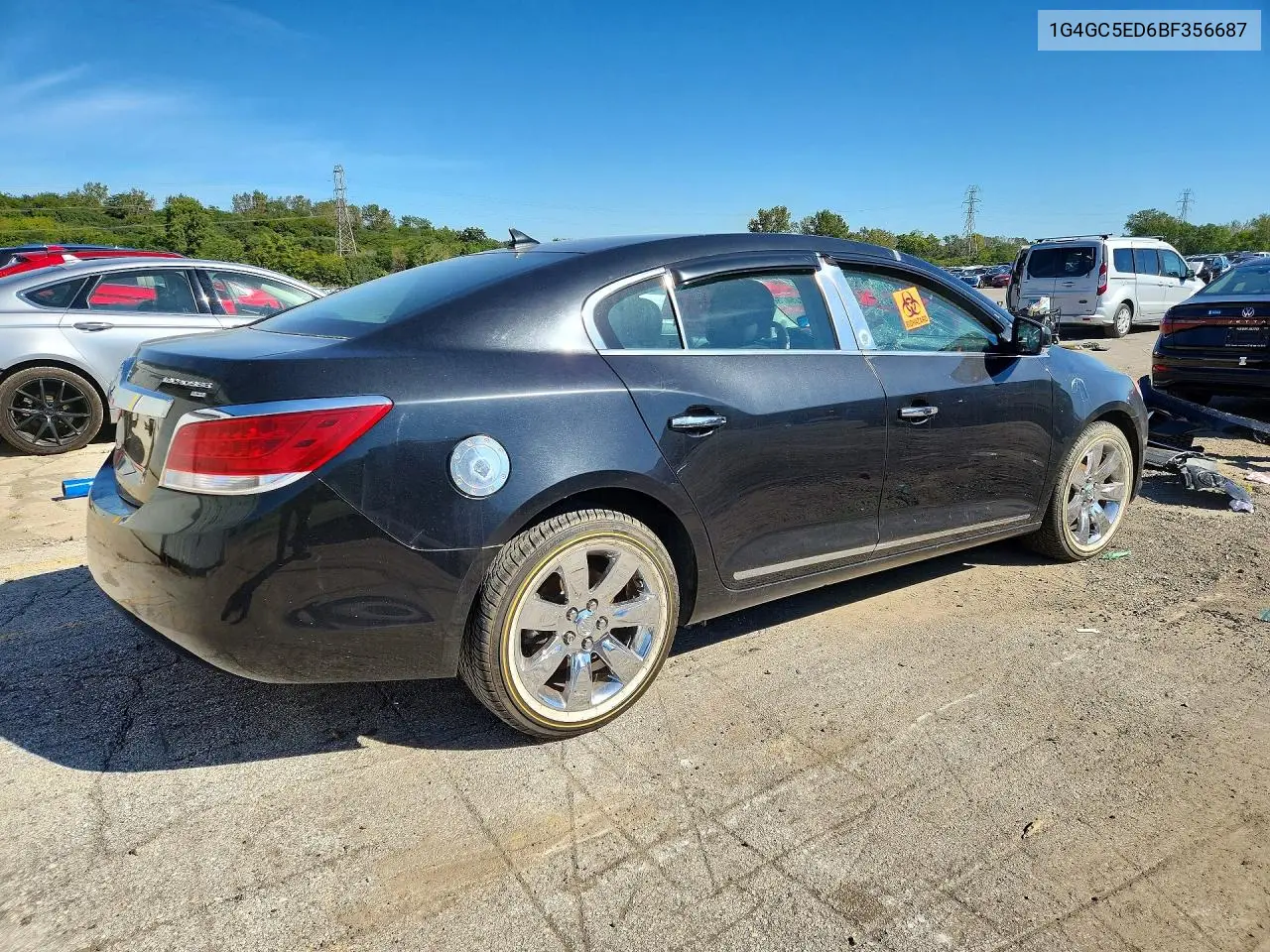 2011 BUICK LACROSSE VIN 1G4GC5ED6BF356687 — фото 3