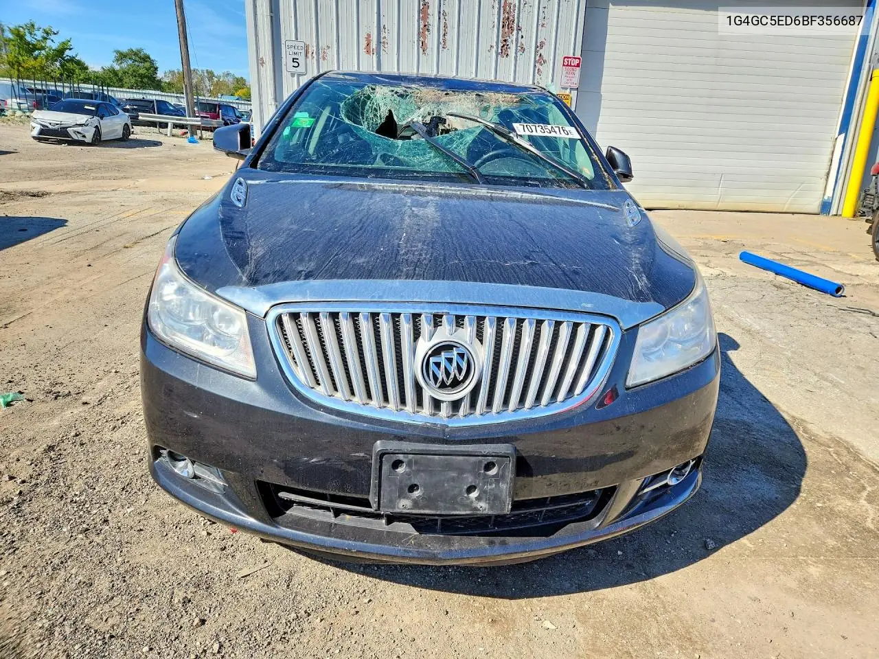 2011 BUICK LACROSSE VIN 1G4GC5ED6BF356687 — фото 5