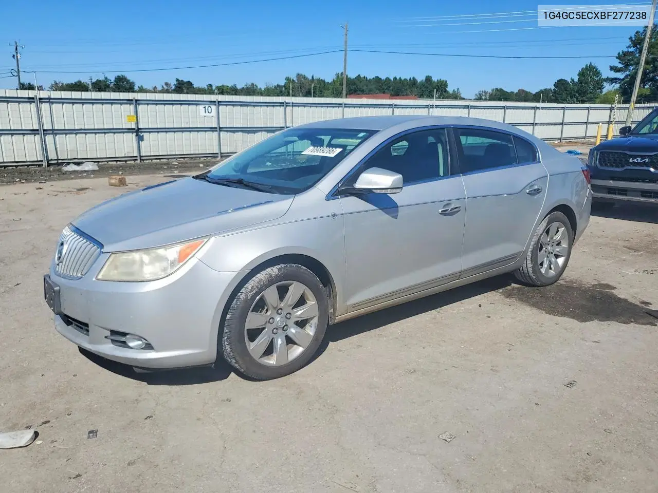 BUICK LACROSSE 2011, VIN 1G4GC5ECXBF277238