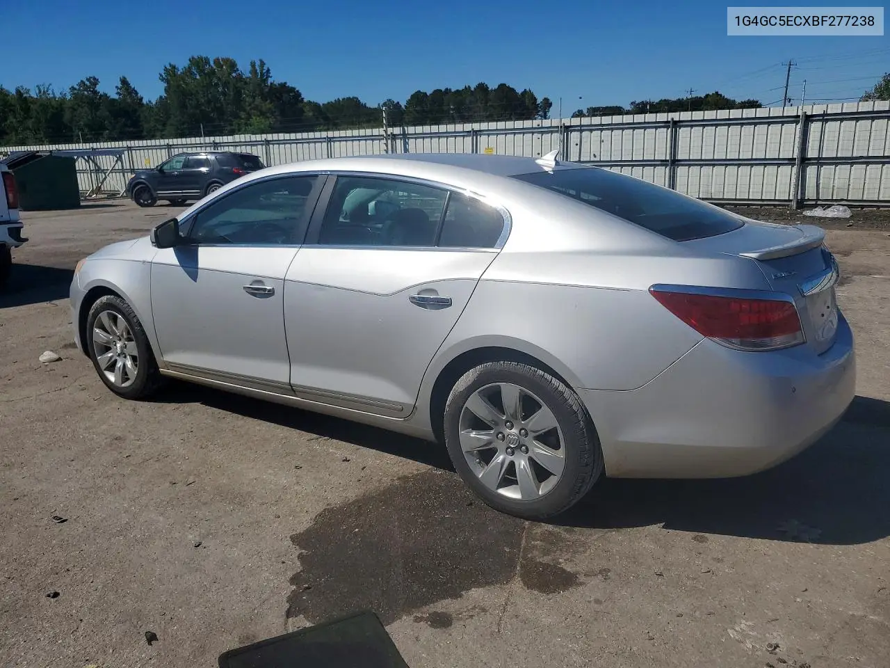 2011 BUICK LACROSSE VIN 1G4GC5ECXBF277238 — фото 2
