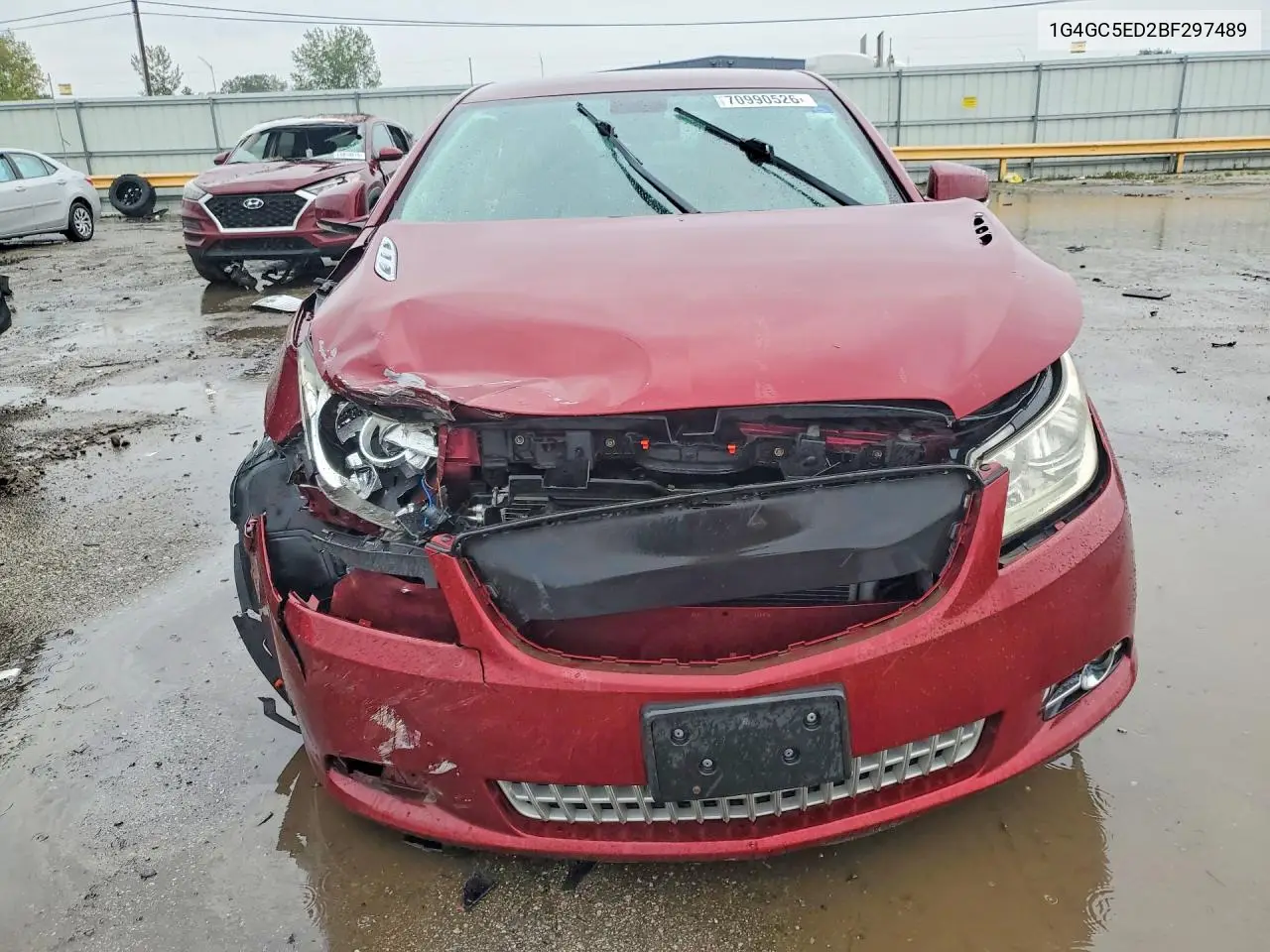 2011 BUICK LACROSSE VIN 1G4GC5ED2BF297489 — фото 5