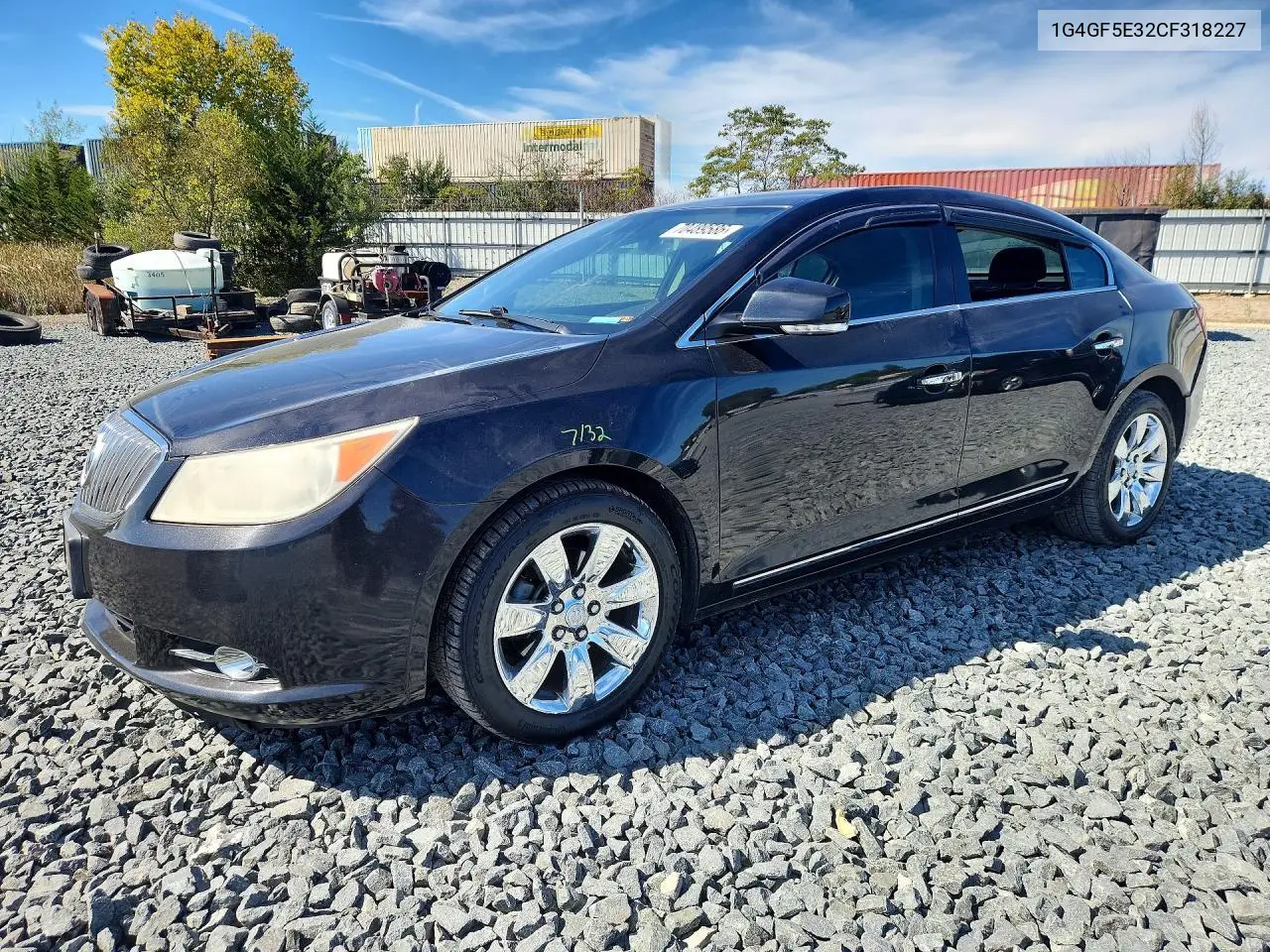 BUICK LACROSSE 2012, VIN 1G4GF5E32CF318227