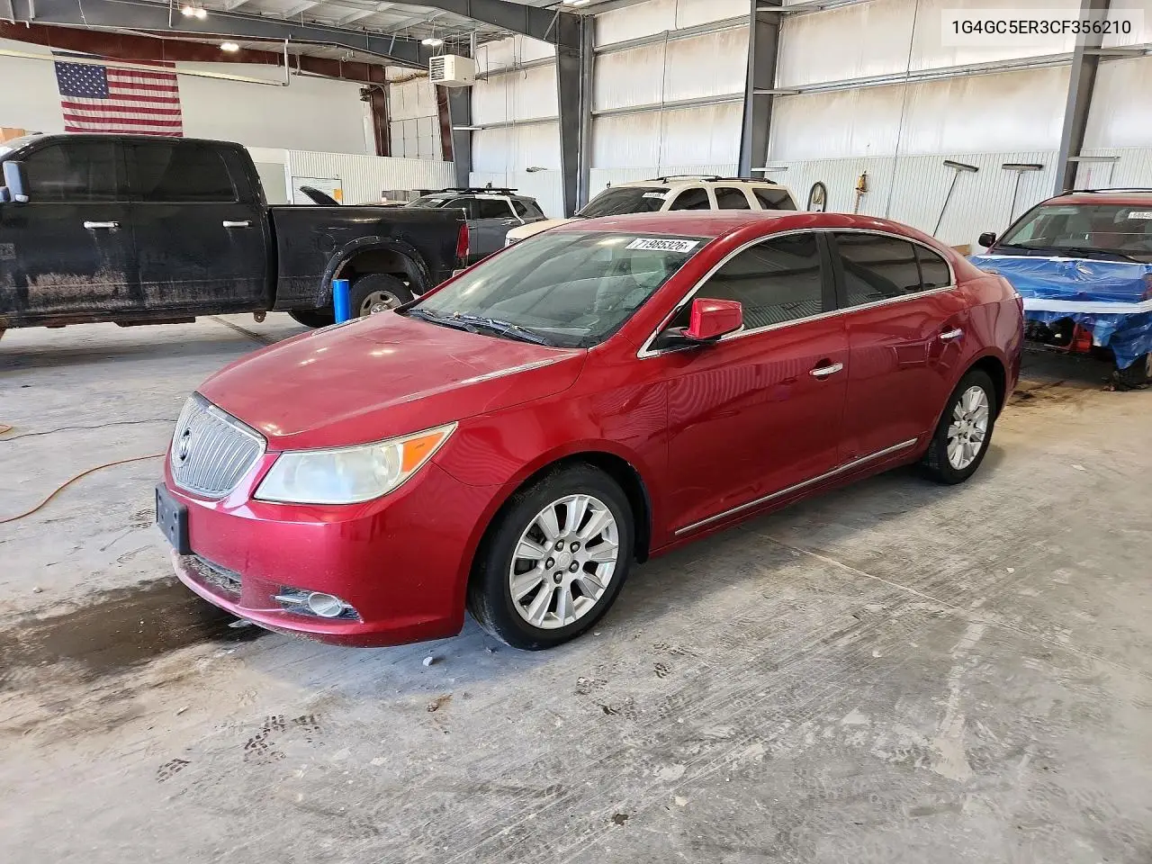 BUICK LACROSSE 2012, VIN 1G4GC5ER3CF356210