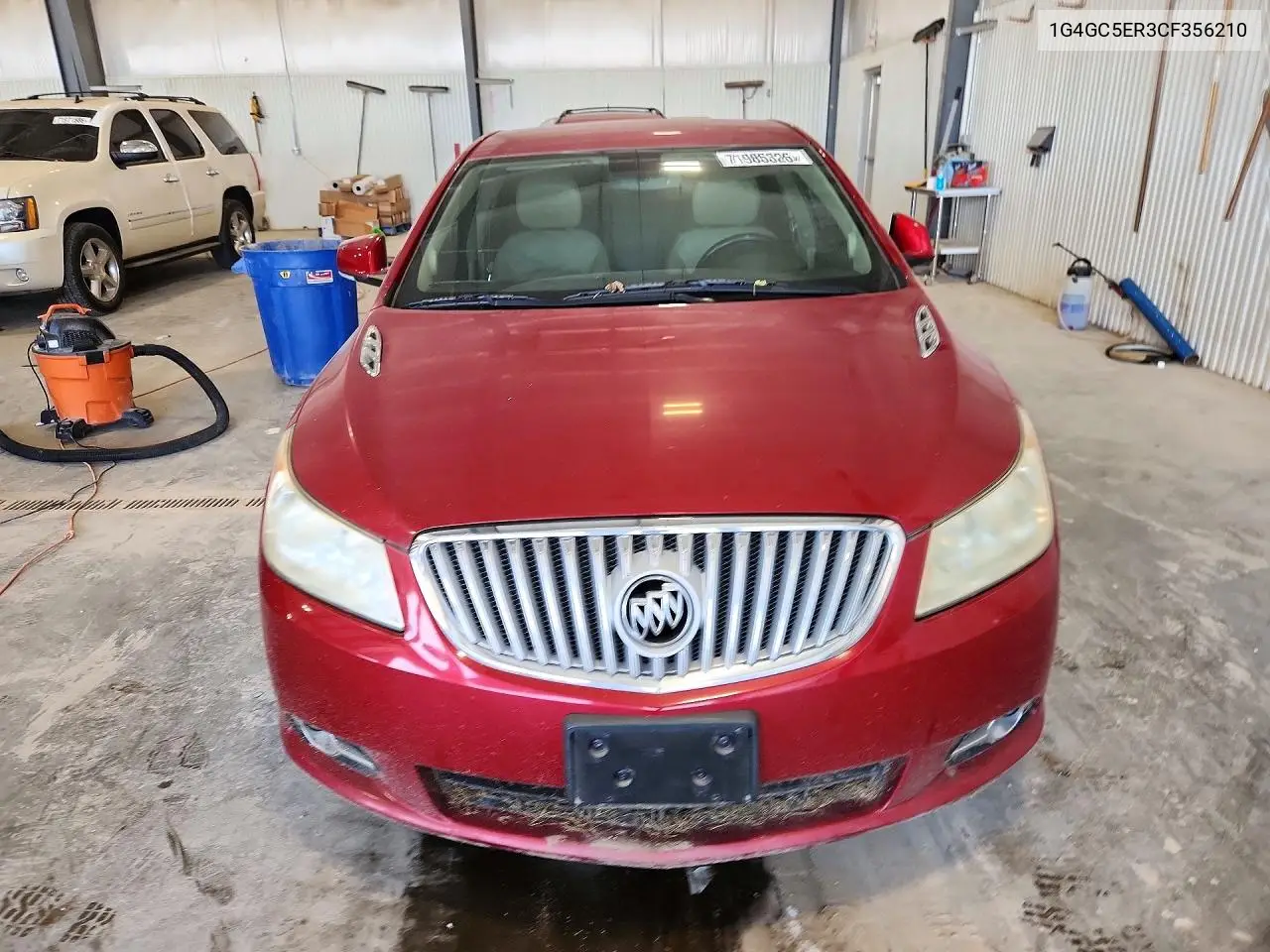 2012 BUICK LACROSSE VIN 1G4GC5ER3CF356210 — фото 5