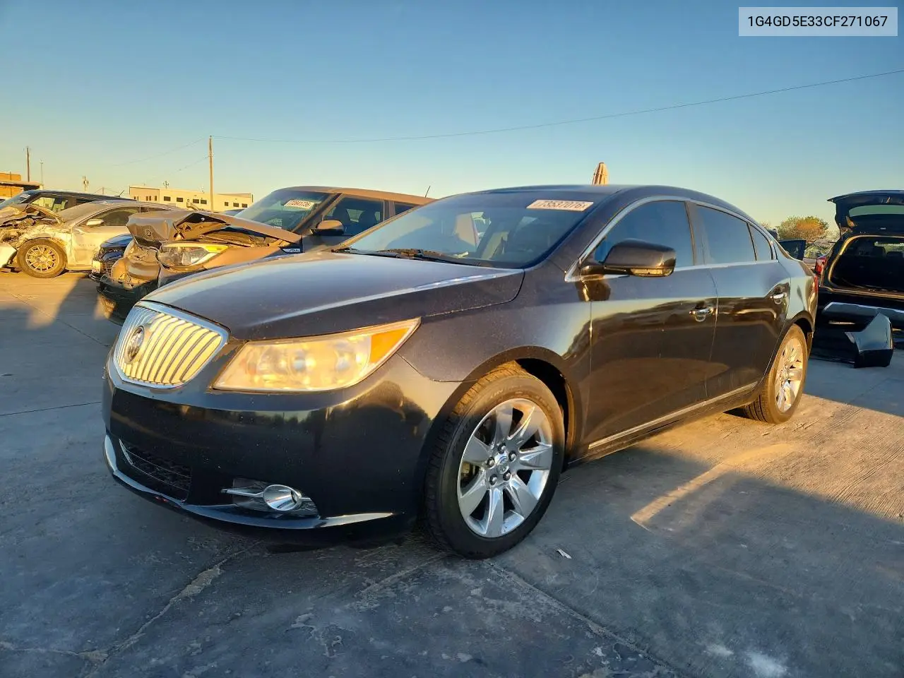 BUICK LACROSSE 2012, VIN 1G4GD5E33CF271067