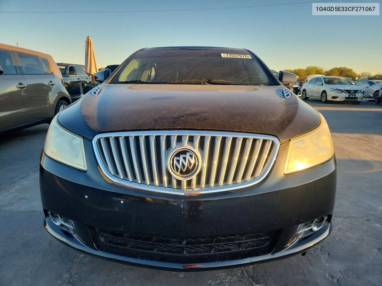 2012 BUICK LACROSSE VIN 1G4GD5E33CF271067 — фото 5