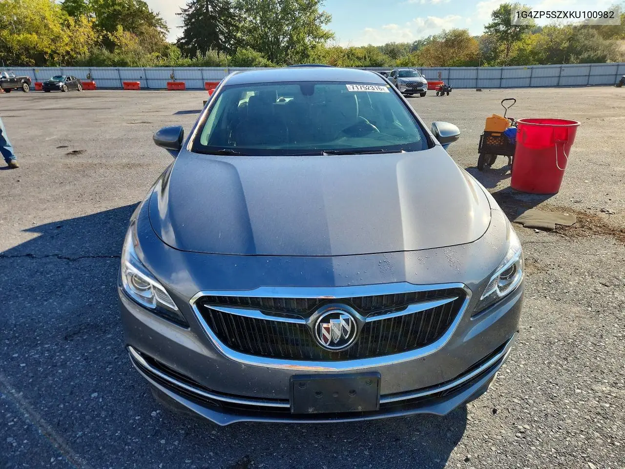2019 BUICK LACROSSE VIN 1G4ZP5SZXKU100982 — фото 5