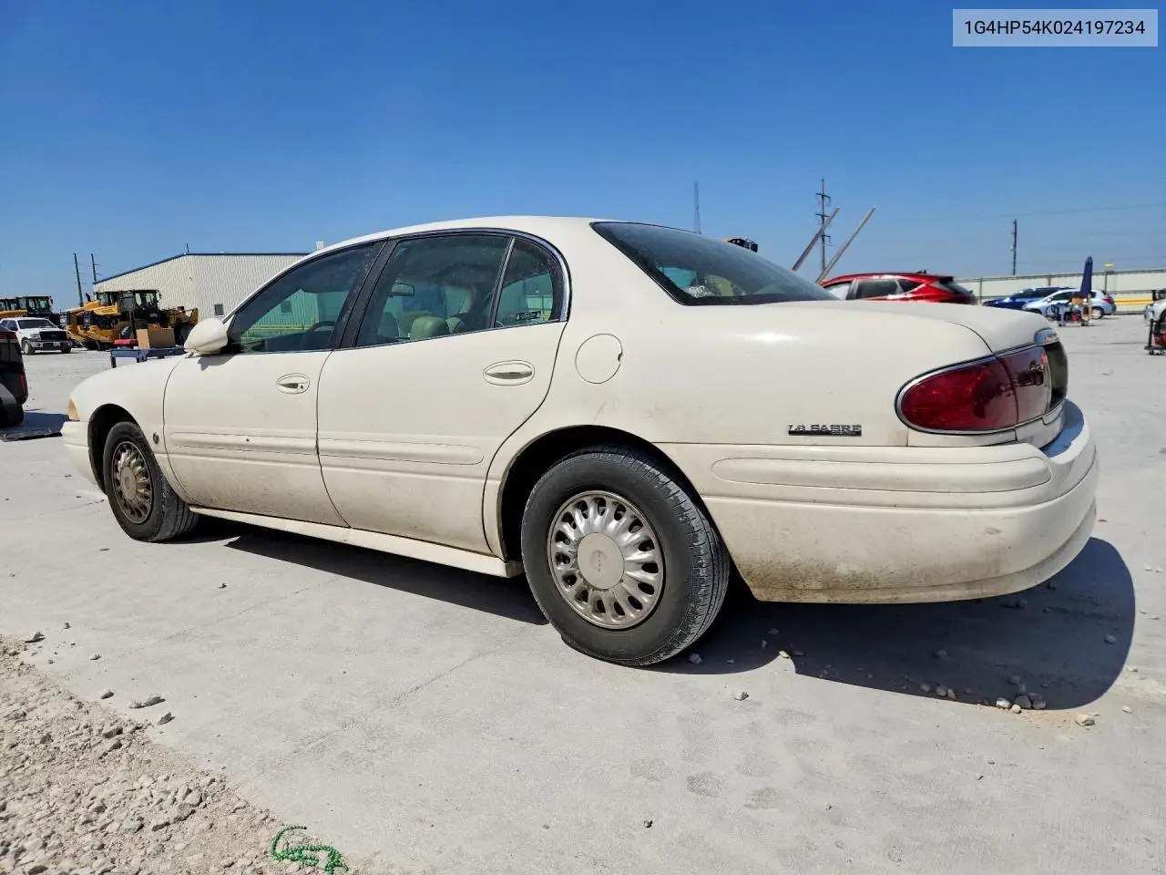 2002 BUICK LESABRE VIN 1G4HP54K024197234 — фото 2