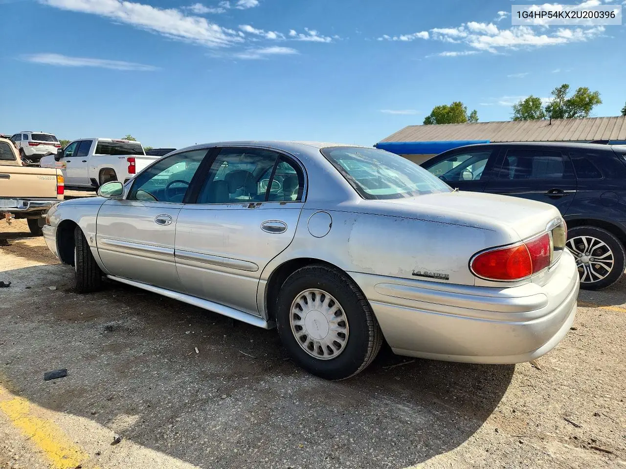 2002 BUICK LESABRE VIN 1G4HP54KX2U200396 — фото 2