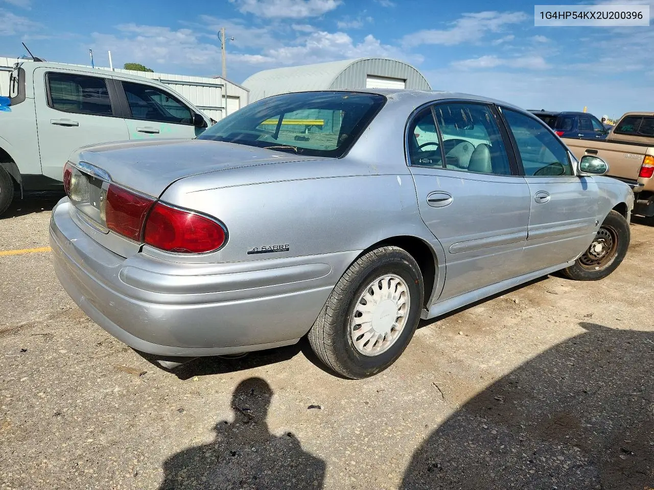 2002 BUICK LESABRE VIN 1G4HP54KX2U200396 — фото 3
