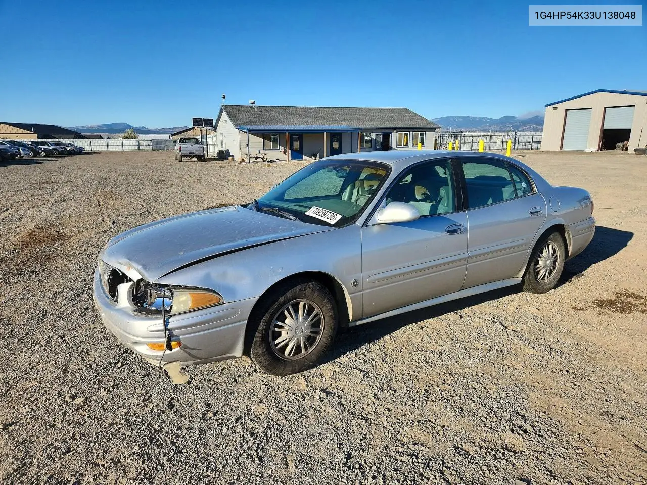 BUICK LESABRE 2003, VIN 1G4HP54K33U138048