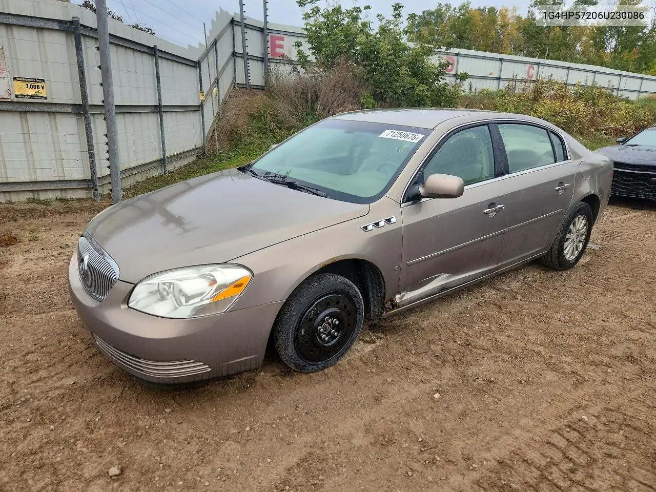 BUICK LUCERNE 2006, VIN 1G4HP57206U230086