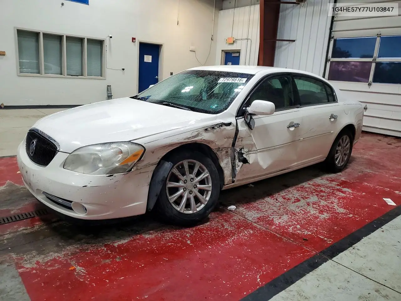 BUICK LUCERNE 2007, VIN 1G4HE57Y77U103847