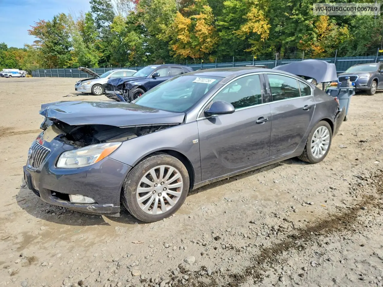 BUICK REGAL 2011, VIN W04GU5GC0B1006789