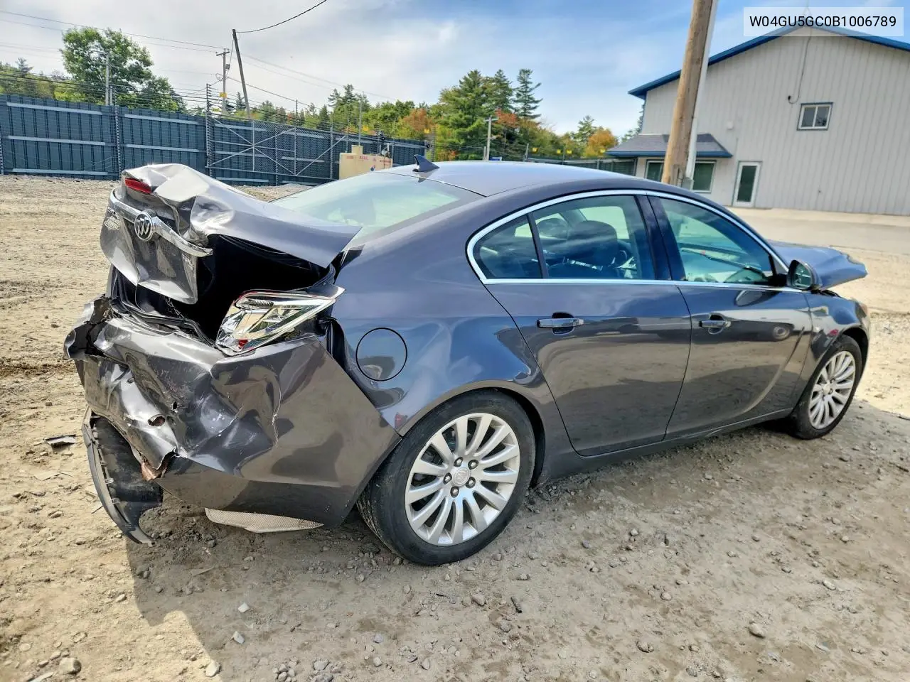 2011 BUICK REGAL VIN W04GU5GC0B1006789 — фото 3