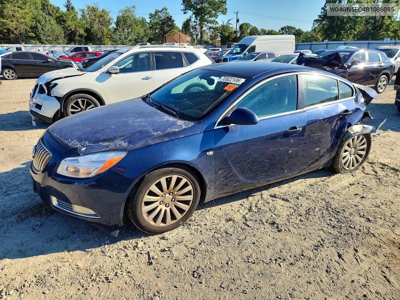 BUICK REGAL 2011, VIN W04GN5EC4B1086095