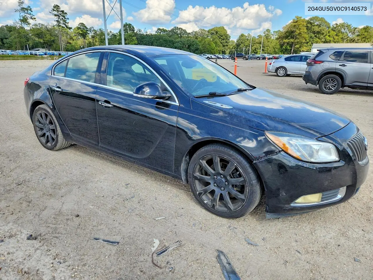 2012 BUICK REGAL VIN 2G4GU5GV0C9140573 — фото 4