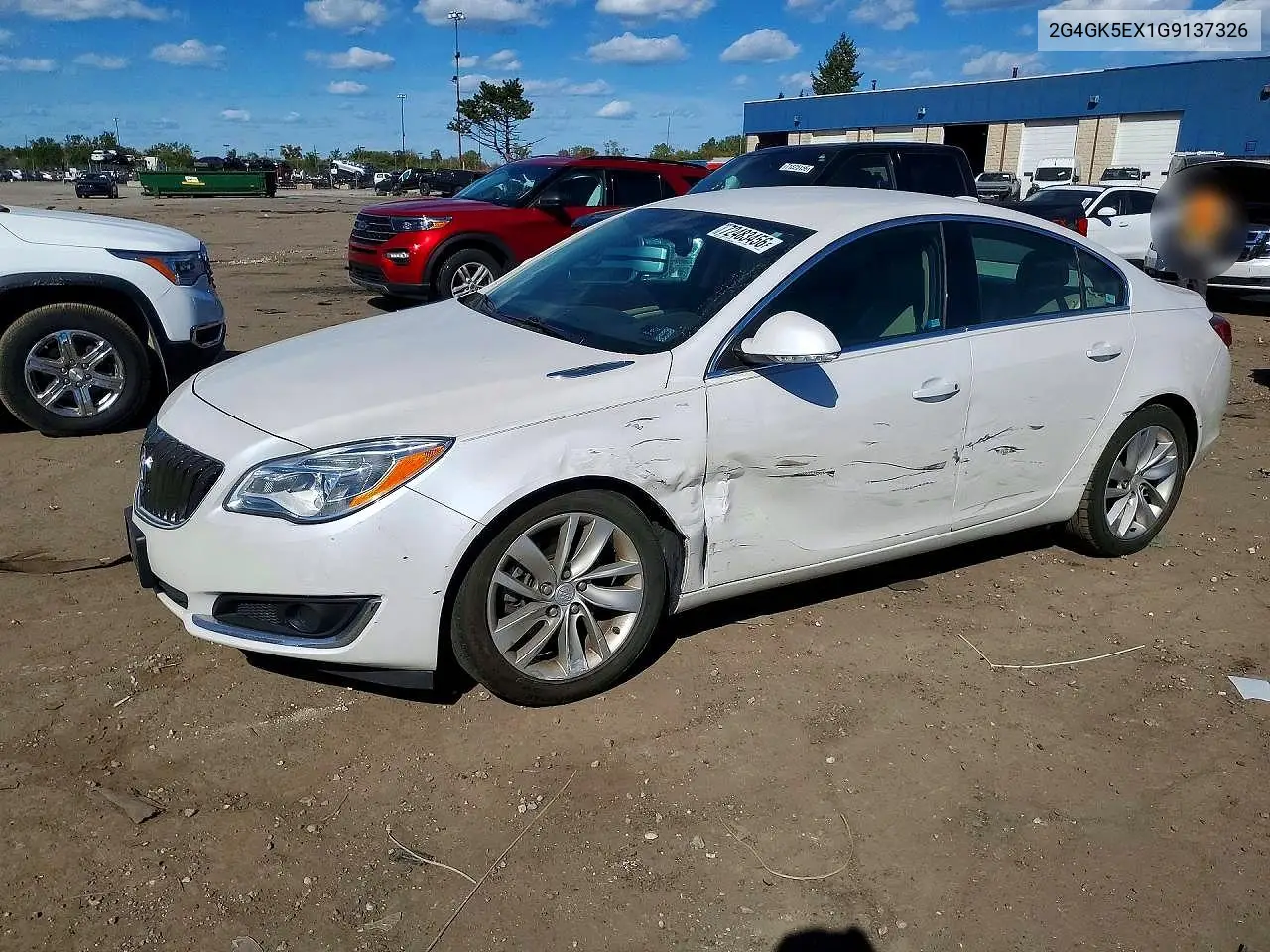 BUICK REGAL 2016, VIN 2G4GK5EX1G9137326