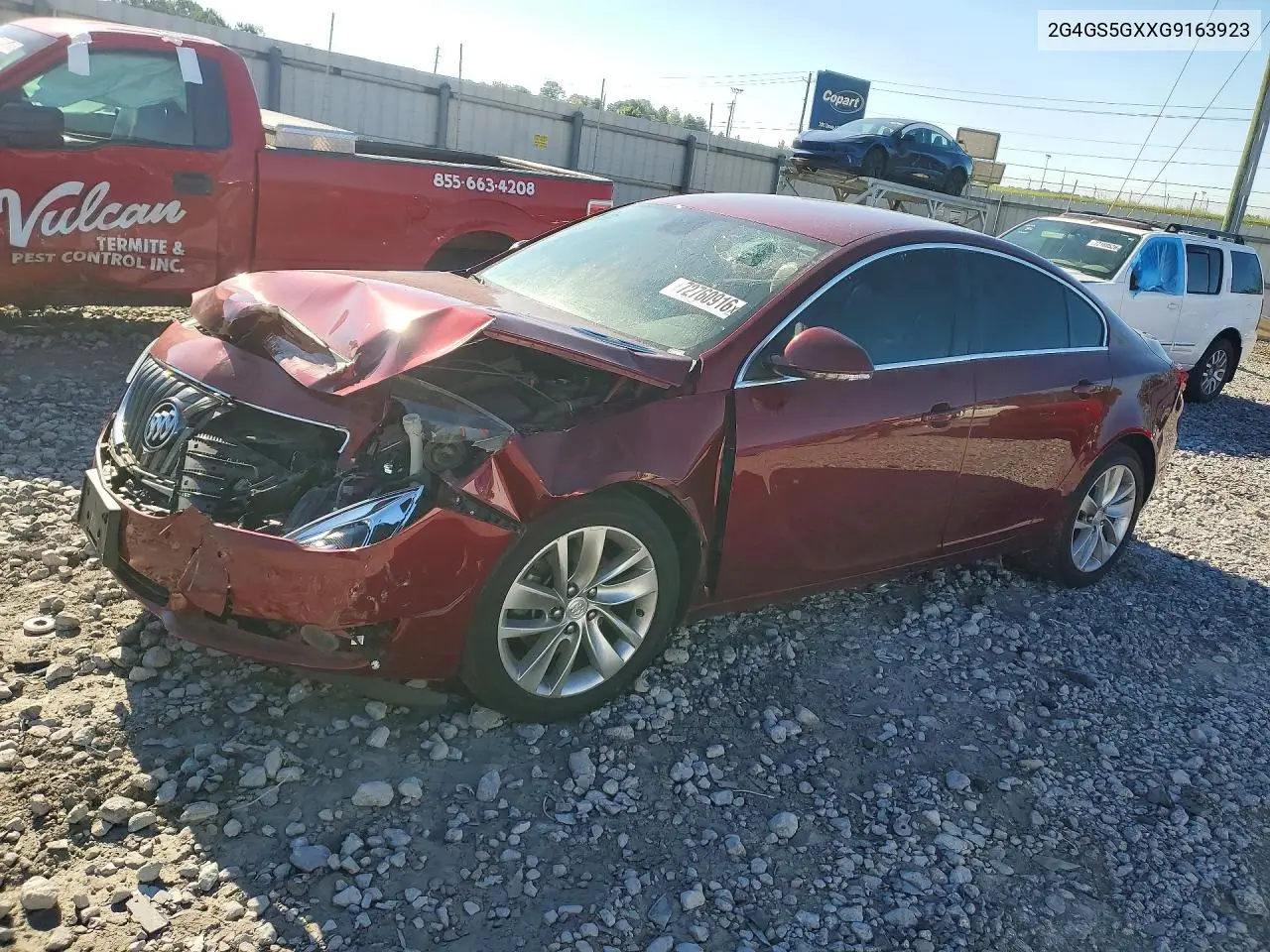 BUICK REGAL 2016, VIN 2G4GS5GXXG9163923