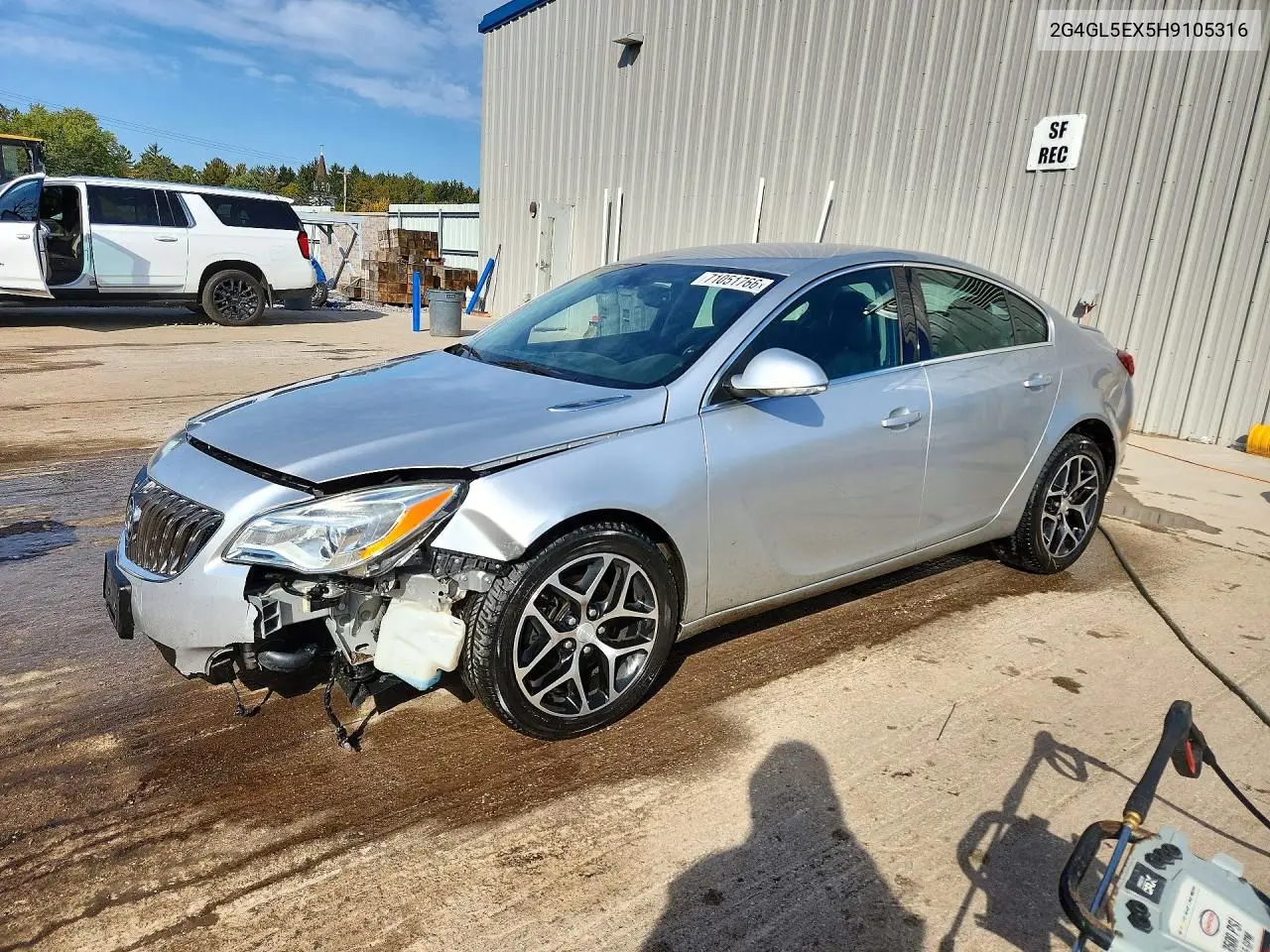 BUICK REGAL 2017, VIN 2G4GL5EX5H9105316
