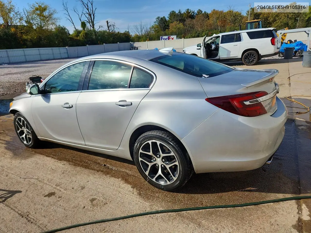 2017 BUICK REGAL VIN 2G4GL5EX5H9105316 — фото 2