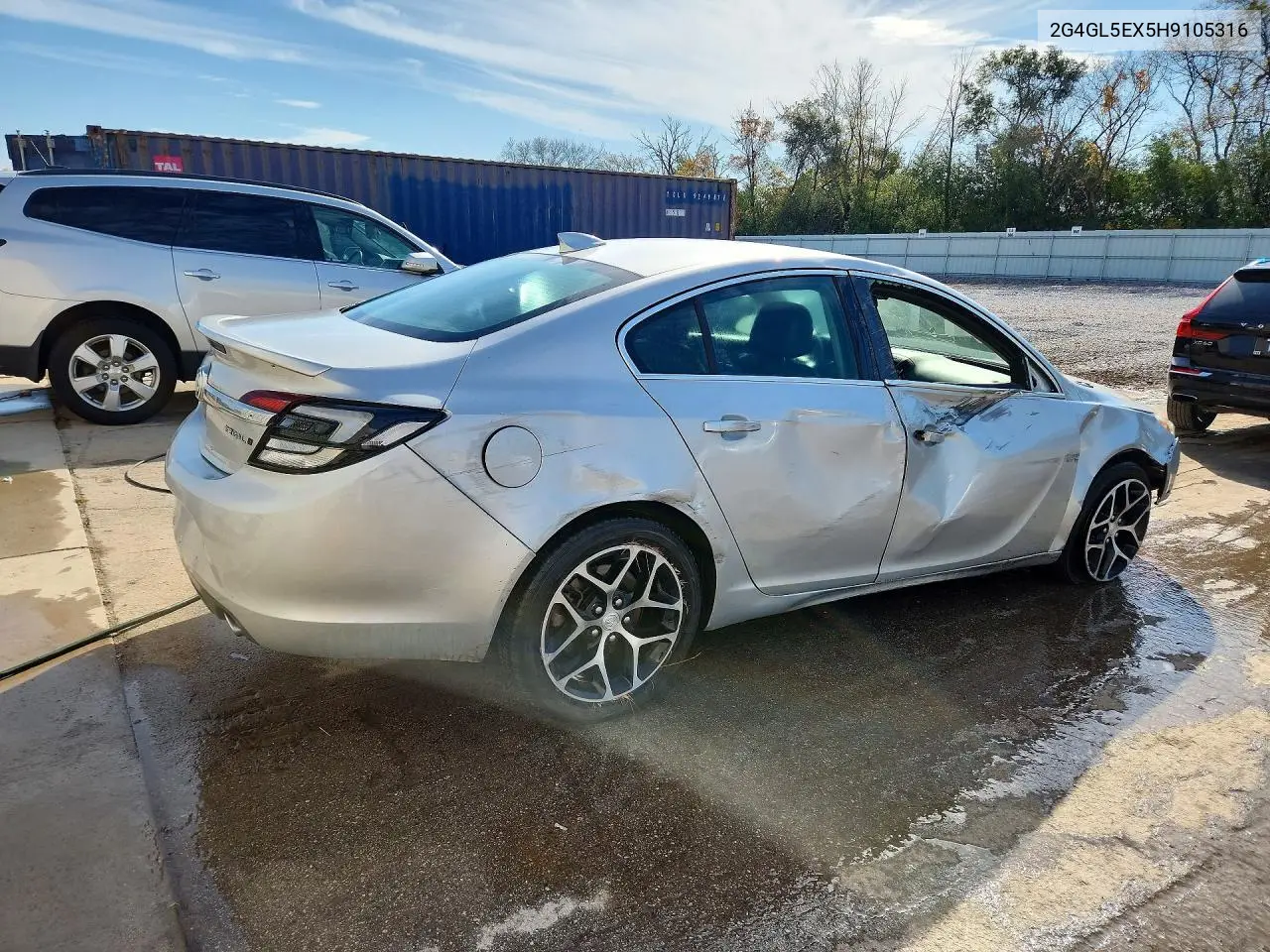2017 BUICK REGAL VIN 2G4GL5EX5H9105316 — фото 3