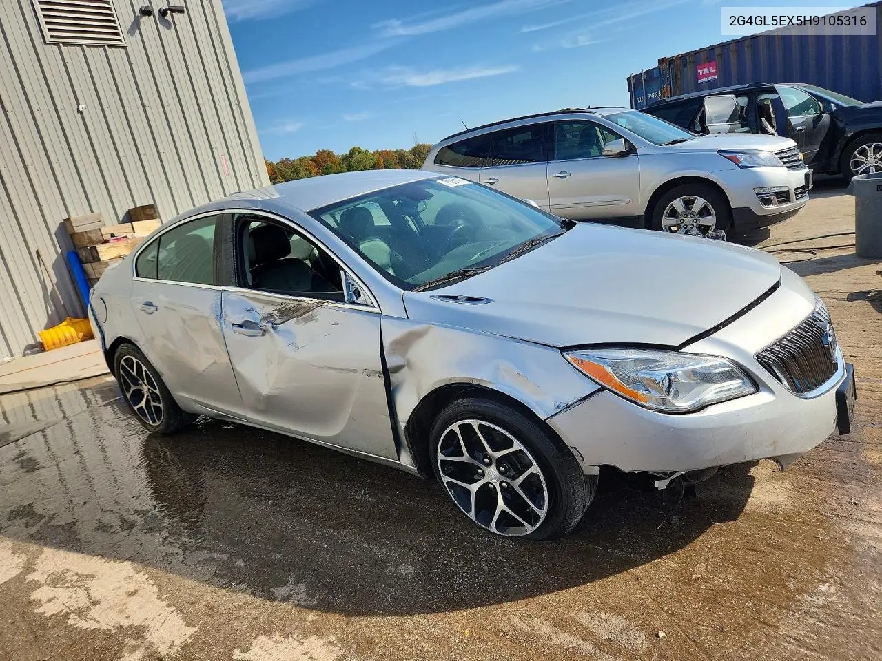 2017 BUICK REGAL VIN 2G4GL5EX5H9105316 — фото 4