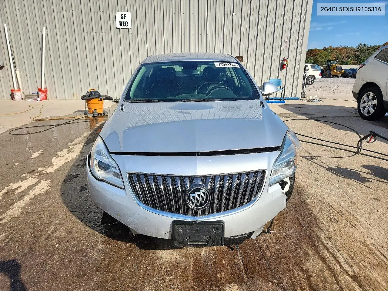 2017 BUICK REGAL VIN 2G4GL5EX5H9105316 — фото 5